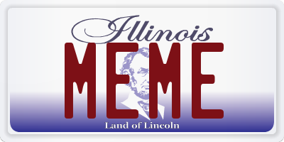 IL license plate MEME