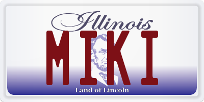 IL license plate MIKI