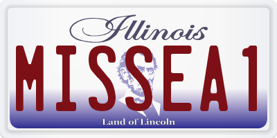 IL license plate MISSEA1