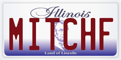 IL license plate MITCHF