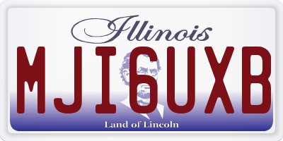 IL license plate MJI6UXB