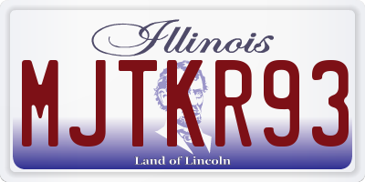 IL license plate MJTKR93