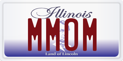 IL license plate MMOM