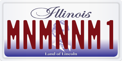 IL license plate MNMNNM1