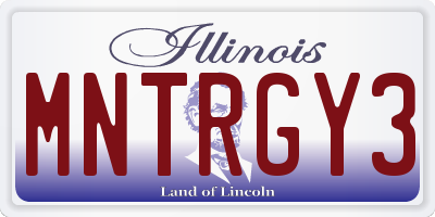 IL license plate MNTRGY3