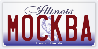 IL license plate MOCKBA