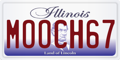 IL license plate MOOCH67