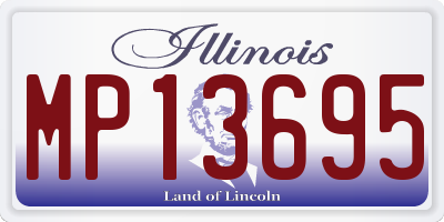 IL license plate MP13695