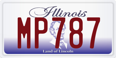 IL license plate MP787