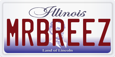 IL license plate MRBREEZ