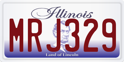 IL license plate MRJ329