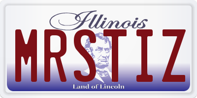 IL license plate MRSTIZ