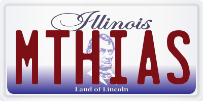 IL license plate MTHIAS