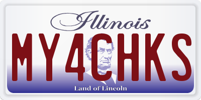 IL license plate MY4CHKS