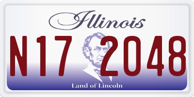 IL license plate N172048