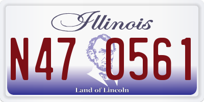 IL license plate N470561