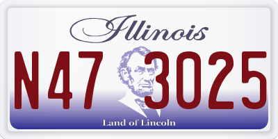 IL license plate N473025