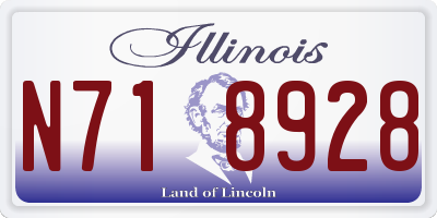 IL license plate N718928