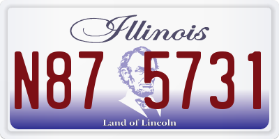 IL license plate N875731