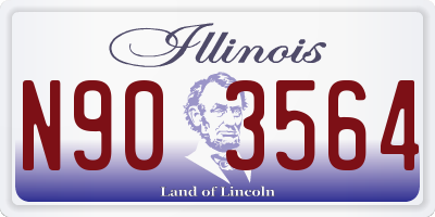 IL license plate N903564