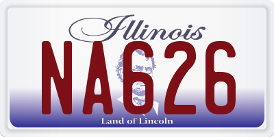 IL license plate NA626