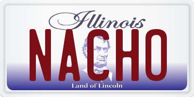 IL license plate NACHO