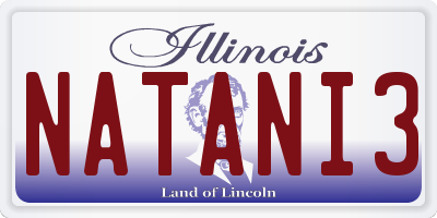 IL license plate NATANI3