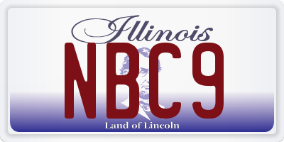 IL license plate NBC9