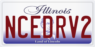 IL license plate NCEDRV2