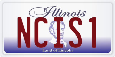 IL license plate NCIS1