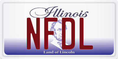 IL license plate NFDL