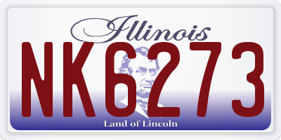 IL license plate NK6273