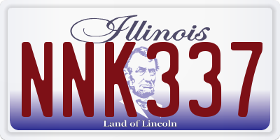 IL license plate NNK337
