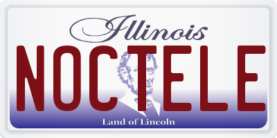 IL license plate NOCTELE