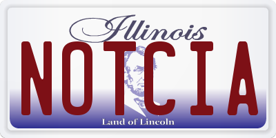 IL license plate NOTCIA