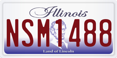 IL license plate NSM1488