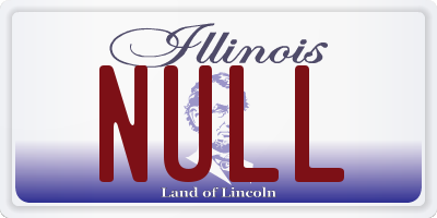IL license plate NULL
