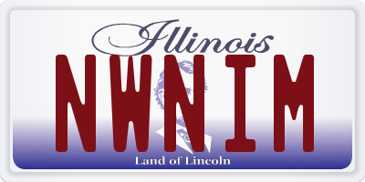 IL license plate NWNIM