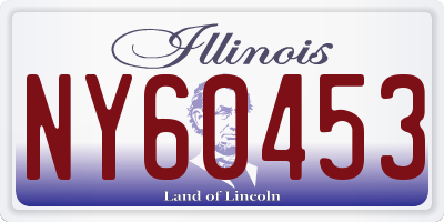 IL license plate NY60453