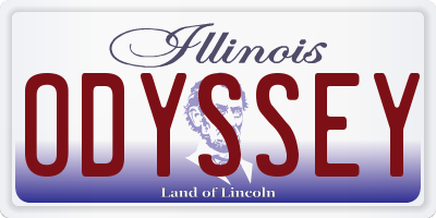 IL license plate ODYSSEY