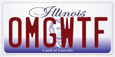 IL license plate OMGWTF