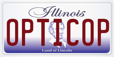 IL license plate OPTICOP