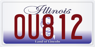 IL license plate OU812