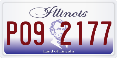 IL license plate P092177