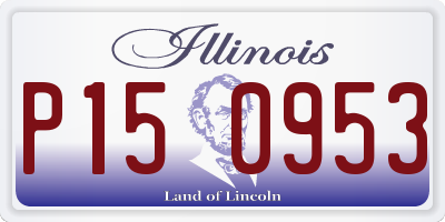 IL license plate P150953