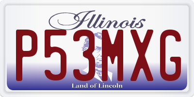 IL license plate P53MXG