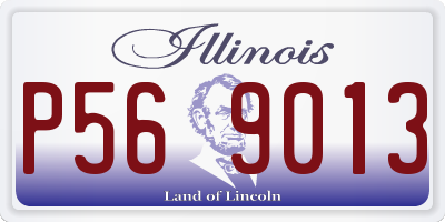 IL license plate P569013