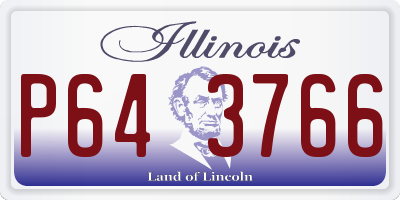 IL license plate P643766