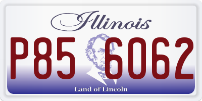 IL license plate P856062