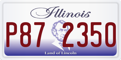 IL license plate P872350